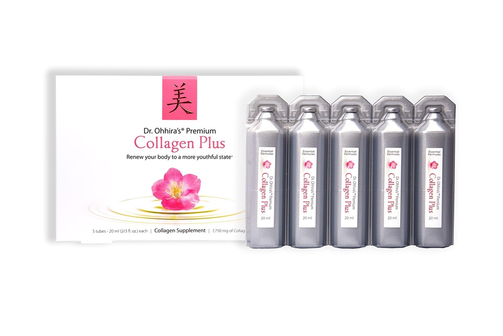 Dr. Ohhira'nın Premium Collagen Plus. Deniz Collagen, 7,750 mg of Marine Collagen, ile kolayca karıştırılabilir bir Collagen Supplement ve bir Plant-Based Probiyotik Mekanik, 5 Pack