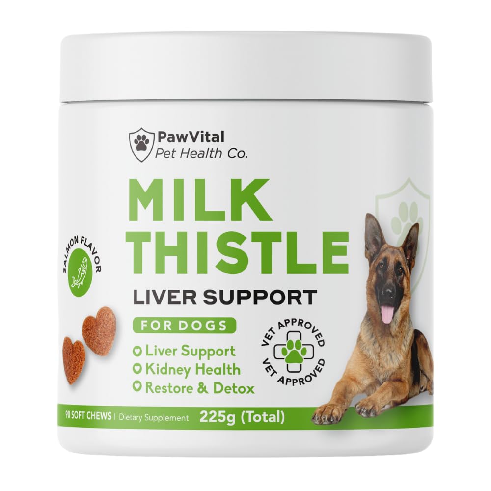 Köpekler için Butle - Max Strength Liver Support Chews, Wild Alaskan Salmon Oil & Curcumin - Kidney Detox & Hepatik Destek - Gerçek Tavuk ile Yapılan Doğal Canlı Destek, Choline & NAC