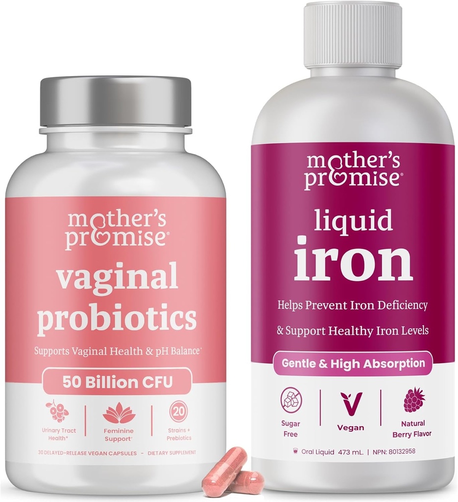 Anne'nin Promise Liquid Iron ve Vaginal Probiyotikleri