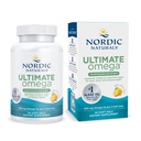 Nor Naturals Plant Based Ultimate Omega, Lemon Flavor - 60 Vejetaryen Soft Gels - 1210 mg Omega-3 - Vegan EPA ve DHA - Tamam Algae - Brain & Heart Support - Non-GMO - 30 Hizmetler