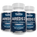 AREDS 2 Macular Destek için Göz Vitaminleri Seç - Zeaxanthin Plus Lutein Macular Supplement - Premium Macular Health Formula - Eye Supplements - 60 Capsules - (Paket 3)