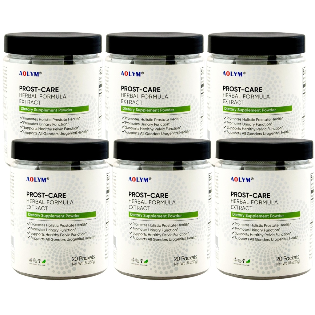 Prost-Care Multi Target Advanced Herbal Formula, Pelvic Wellness'ı teşvik edin, Sağlıklı Prostate Volume'ı koruyun, Man 20 Packets/Bottle için Sağlıklı Ürinary Fonksiyonlu Geliştirin ( Borc 6, 6)