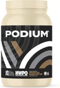 Podium Beslenme x HWPO Eğitim Whey protein Toz, Chocolate Peanut Butter, 20g proteini w/Digestive Enzymes, Whey Protein Isolate, Gluten Free & Soy Free, Low Carb & Sugar, 25 Servisler