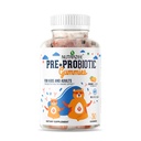 Probiyotik Gummies with 2 Milyar CFU, Prebiyotik Fiber Supplement for Kids, Men & Women, Klinik olarak Digestion, Easy Bowel Movement & Immunity, 30 Gummy Bears