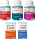 % 15 Sche Utiva Cranberry PACs 30 Vegi Capsules + Utiva Bladder Health 60 Capsules + Utiva D-Mannose 500 mg 120 Capsules + UCON Capsules + Utiva UTI Test Strips