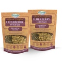 Elderberry Syrup Kits 2X - Her Makes Approx. 32oz - Brewing Çanta - Malzemeler - Yaşlılar - Gülhips - Ginger - Echinacea - Cinnamon - Cloves - Elderwise