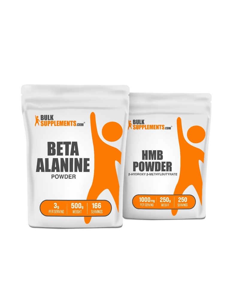 BulkSupplements Beta Alanine 500g + HMB 250g Log