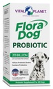 Vital Planet - Flora Dog Probiyotik Capsules Supplement with 20 Milyar Cultures and 10 Strains, High Potency Immune and Digestive Support Probiyotiks for Dogs, 30 Gecikmiş Yayın Kapsülleri