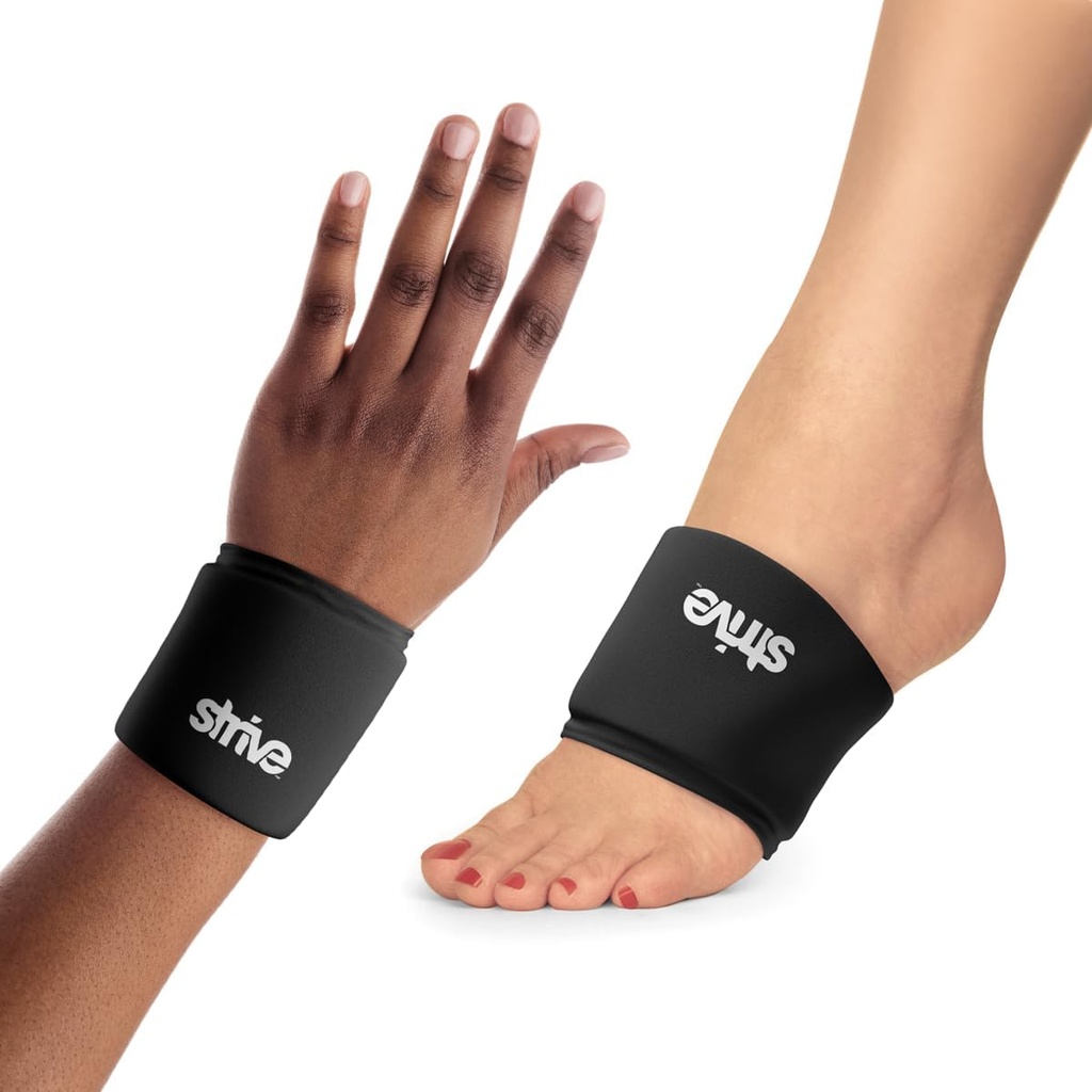 Strive or Foot Ice Pack, Hot & Cold Therapy, Pain Relief Gel KG, 360 Derece Rheumatoid Arthritis, Tendinitis, Carpal Tünel Ağrısı, Injuries, Swelling, Bruises (2-Pack)