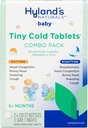 Hyland'ın Bebek Küçük Soğuk Tabletleri, Gün ve Gece Değer Paketi, Bebek ve Bebek Soğuk Tıp, Decongestant, Runny Nose ve Cough Relief, 250 Quick-Dis çözme Tabletleri,