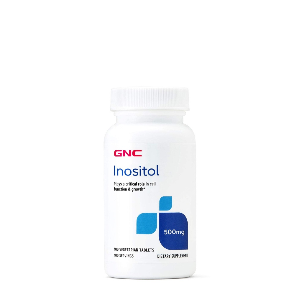 GNC Inositol 500 mg Supplement, Destek Hücre Fonksiyonlar ve Büyüme, 100 Hizmet
