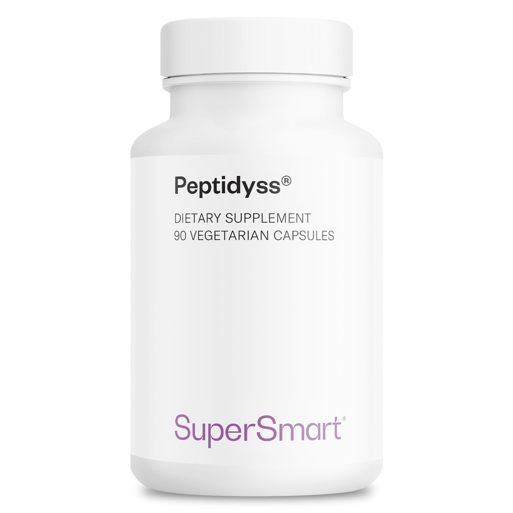 Supersmart - Peptidyss günde 1200 mg (Patented & High Potency) - Balık Protein Hidrolysate Supplement - Peptides & Amino Asits Kompleks | Non-GMO & Gluten Free - 90 Vegetarian Capsules