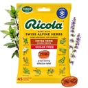 Ricola Sugar Free Swiss Herb Cough Drops, 45 Kont, Cough Suppressant & Throat Relieving Drops with Natural Sourced Menthol, Pleasing Taste for Coughs & Throat Irritation Symptom Relief