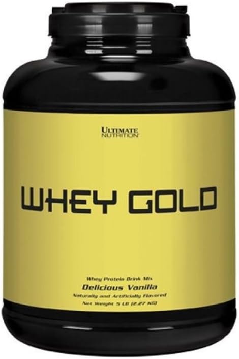 Ultimate Beslenme Whey Altın Protein Tozu, 20 Grams of Protein, Whey Protein Isolate ve Amino Asits for Muscle Development and Recovery, 67 Hizmet, Vanilla