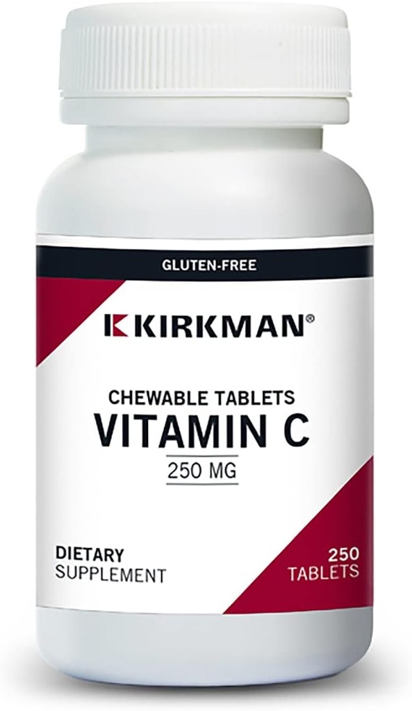Kirkman Labs C 250 mg Chewable Tabletleri Stevia-250 Kont