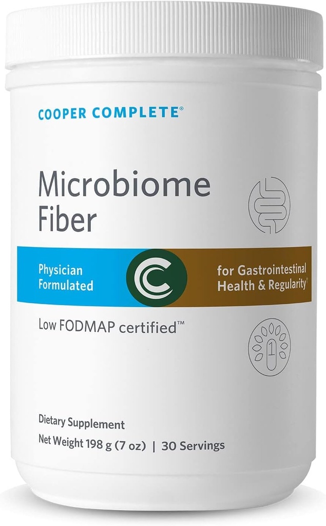Cooper Microbiome Fiber Toz Supplement. Pack of 1. 30 cannister başına hizmet eder