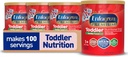 Enfagrow Premium Toddler Nutritional Drink, Vanilla Flavor, Omega-3 DHA for Brain Support, Prebiotics & Vitamins for Immune Health, Powder Can, 32 Oz, Pack of 4