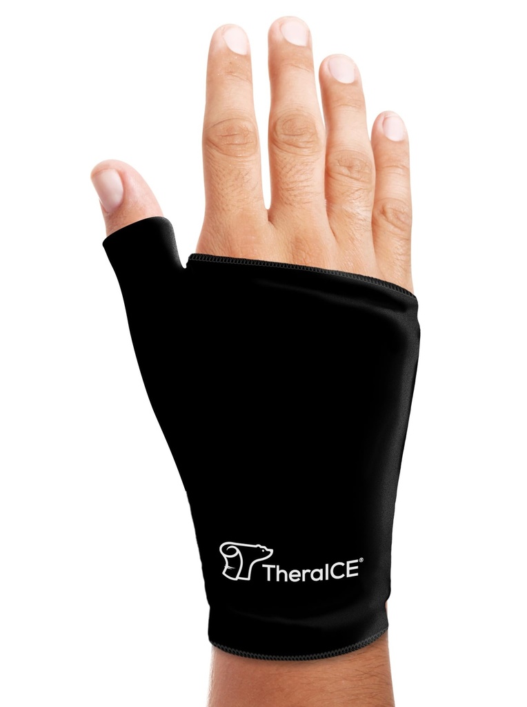 TheraICE Buz Paketi, Hot & Cold Therapy için Ya Hand için Brace - Injuries, Carpal Tünel, Arthritis, De Quervain'in Tenosynovitis - Fits Most Women - S /M