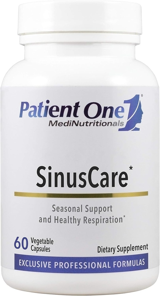 Hasta One SinusCare | Sağlıklı Sinus, Nasal, Lung ve Respiratory Function* | NAC, Quercetin ve Daha Fazla | 60 Capsules