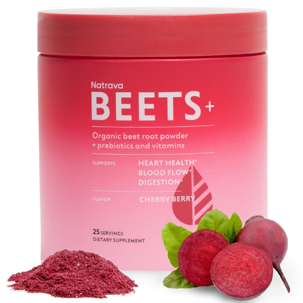 Beets+ Organik Arıt Kök Toz, Kalp Sağlıklı Enerji ve Nitrik Çimento Üretimi için Vitaminler ve Prebiyotikler ile Tanımlanmış