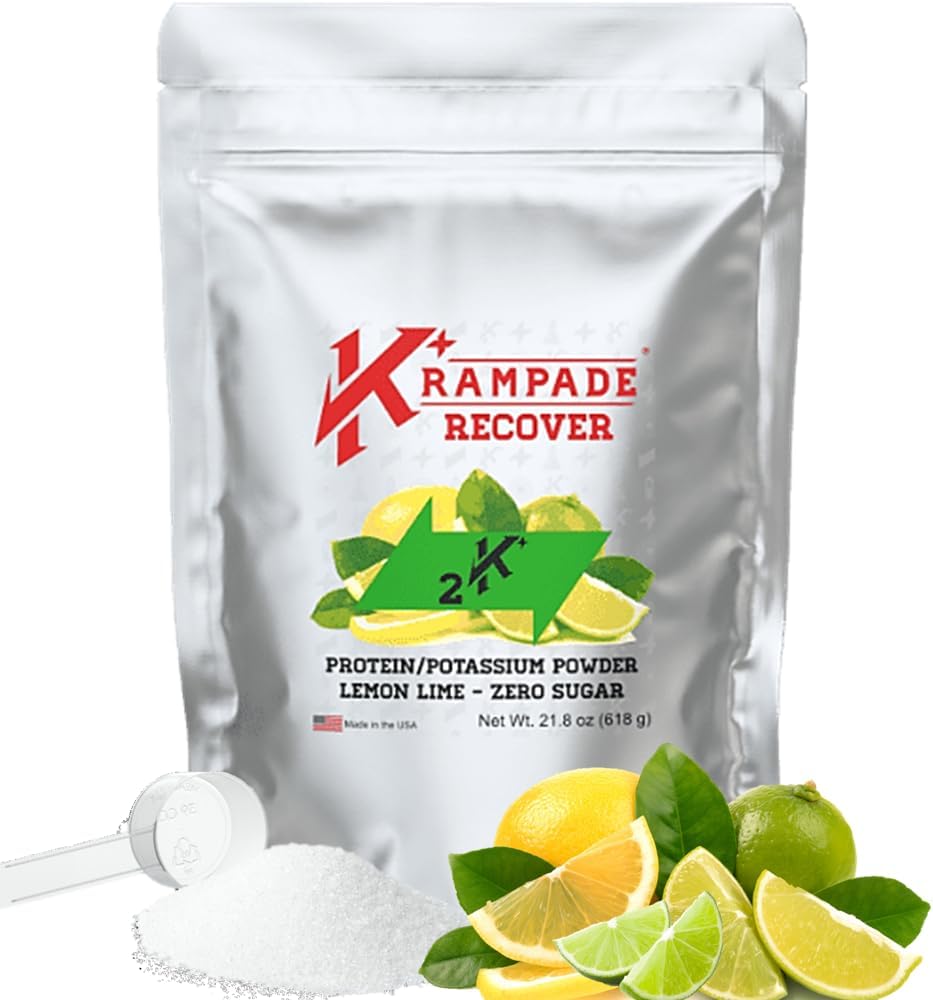 Krampade Whey Protein Elektrolytes Toz | 30g Protein & 7g BCAA + 2000 mg Pyum Tamam + Magnezyum | >2X More K + Coconut Than Water