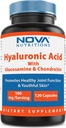 Nova Nutritions Hyaluronic Acid 100 mg/serving - Gençlik Cilt ve Sağlıklı Ortak Fonksiyonlar 120 Capsules