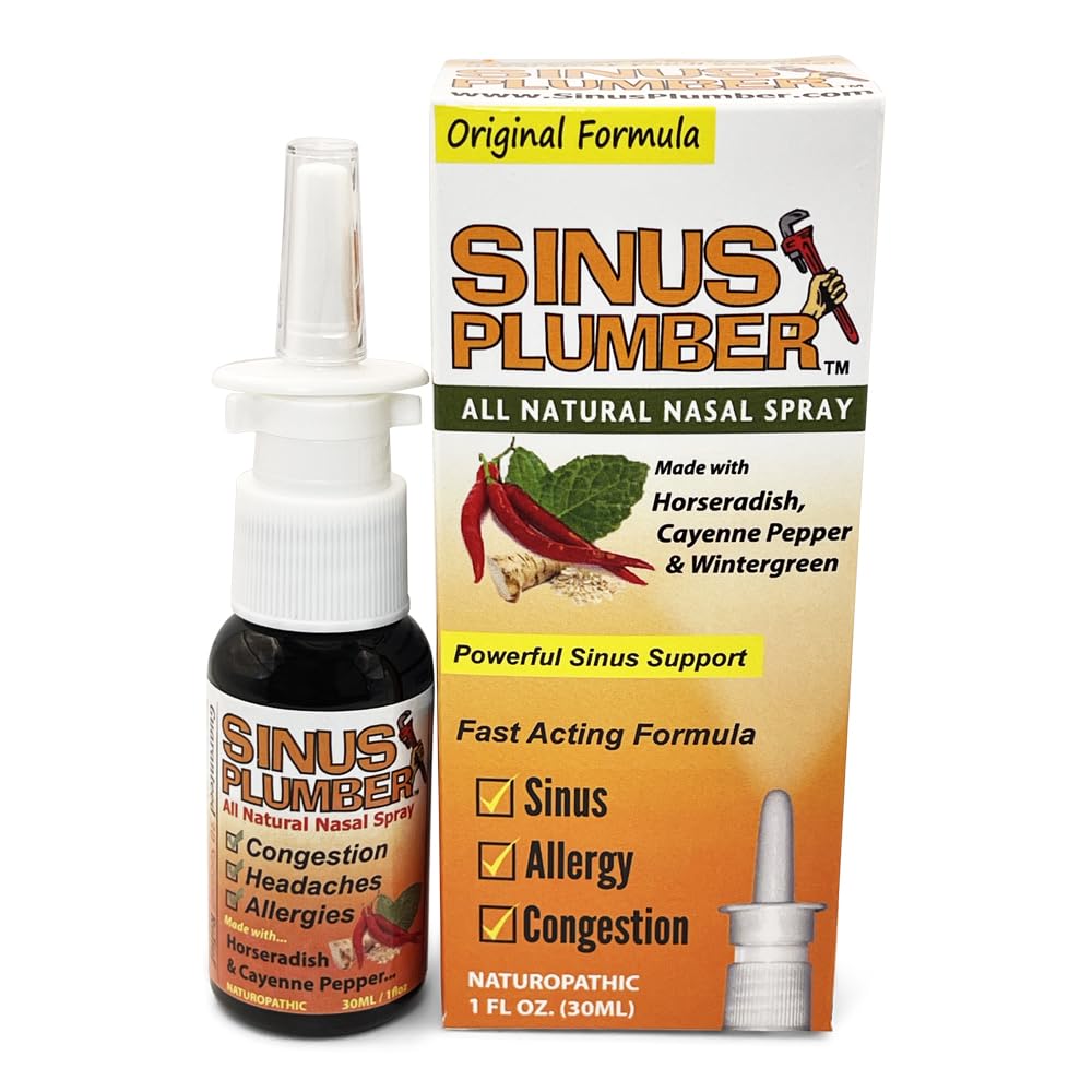 Sinus Plantber Pepper Nasal Mix, Antivirüs ve Sinus Relief, Congestion, Headaches, 1 fl ozz