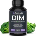 DIM Supplement 300 mg - Broccoli & BioPerine ile Diindolylmethane - Kadınlar ve Erkekler için Hormon Denge Desteği, Estrogen Metabolism, Menopause Relief & Hormonal Acne Control - 90 Vegan Caps