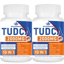 2000 mg Tudca Liver Support Supplement, Tudca Bile Salt ile Süt Butle ve Nac,120 Capsules for 60 Days,Detoxification,Immune System