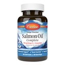 Carlson - Salmon Oil Tamam, 700 mg Omega-3s + Astaxanthin, Cardiovascular Destek, Beyin Fonksiyonu ve Ortak Sağlık, 60 Softgels