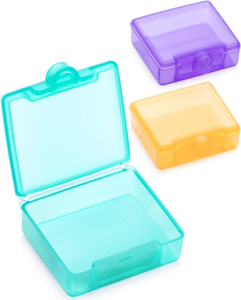 Sukuos Küçük Pill Box 3 adet, Cute Travel Pill Case Daily Pill Organizer Pocket Purse For Vitamin Fish Oil Supplements, Easy to Clean to Clean