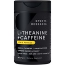 Sports Research L-Theanine & Caffeine With Coconut Mct Oil ~ Nootropic Supplement For Focused Energy ~ Keto Certified & Non-Gmo Verified (60 Softgels) : L-Theanine