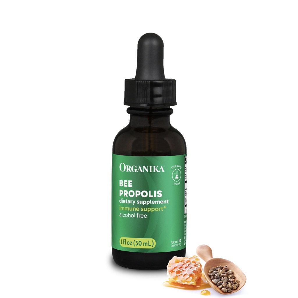 Organik Arı Propolis Tincture 1 oz: Vegan Propolisi - Throat ve Nefes Verme - Gluten, GMO, & Yapay Flavors - 10 Day Prop Drops Supply