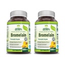 Herbal Sırları Bromelain 500 Mg 120 Tablet Tamam | 2 | Non-GMO | Gluten Free | Made in USA