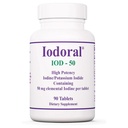 Optimox Iodoral 50 mg Supplement - Potasyum Iodide Tabletleri, Tiroid Desteği, Günlük Vitaminler ve Mineraller, Lugol'un Iodine Çözümü - 90