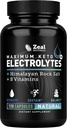 Keto Electrolyte Supplement (120 Capsules) En yüksek Keto Electrolytes Supplements Pills w Pink Himalaya Tuz, B Vitaminleri, Magnezyum ve Pyum Tamam - Salt Pills & Electrolyte Tabletleri