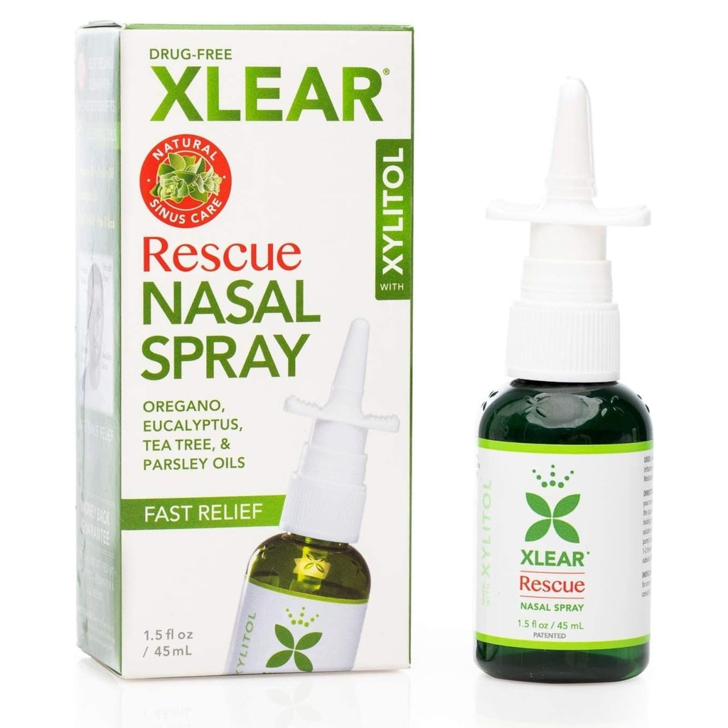 Xlear kurtarma Doğal Nasal yapıştırıcısı Xylitol, Oregano ve Çay Ağacı, 1.5 fl oz (Pazar 1)