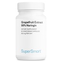 Supersmart - Grapetis günde 600 mg (99% Naringin) - Yüksek Potency GSE Supplement | Non-GMO & Gluten Free - 60 Vegetarian Capsules