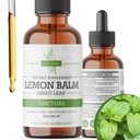 Limon Balm Tincture – Alkol Özgür | Melissa Officinalis Sıvı Ekstraksiyon | Doğal Calming & Sleep Support | Herbal Stres Yardımı – 2 oz