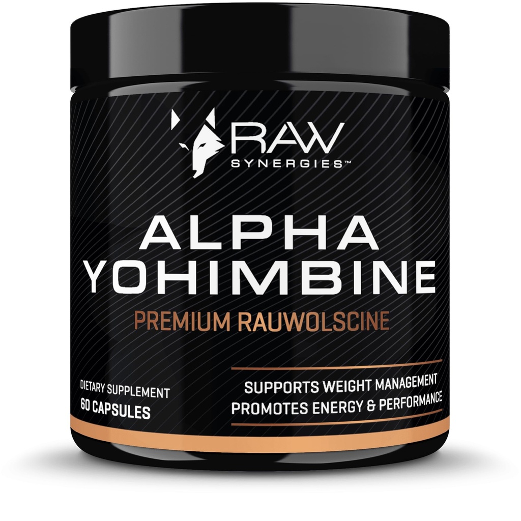 Alpha Yohimbine – Yohimbe Bark Fat Burner, Kilo Kayıp Pills That Work Fast - 3. Parti Saflık ve Potency için Test Edildi, RAW Synergies