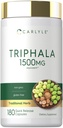 Carlyle Triphala Capsules 1500 mg | 180 Count | Herbal Supplement | Non-GMO ve Gluten Free