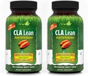 Irwin Naturals CLA Lean Body Fat Azımı - Vücut Yağını Azaltır ve Kas Tone - 80 Liquid Soft-Gels (Pack of 2)