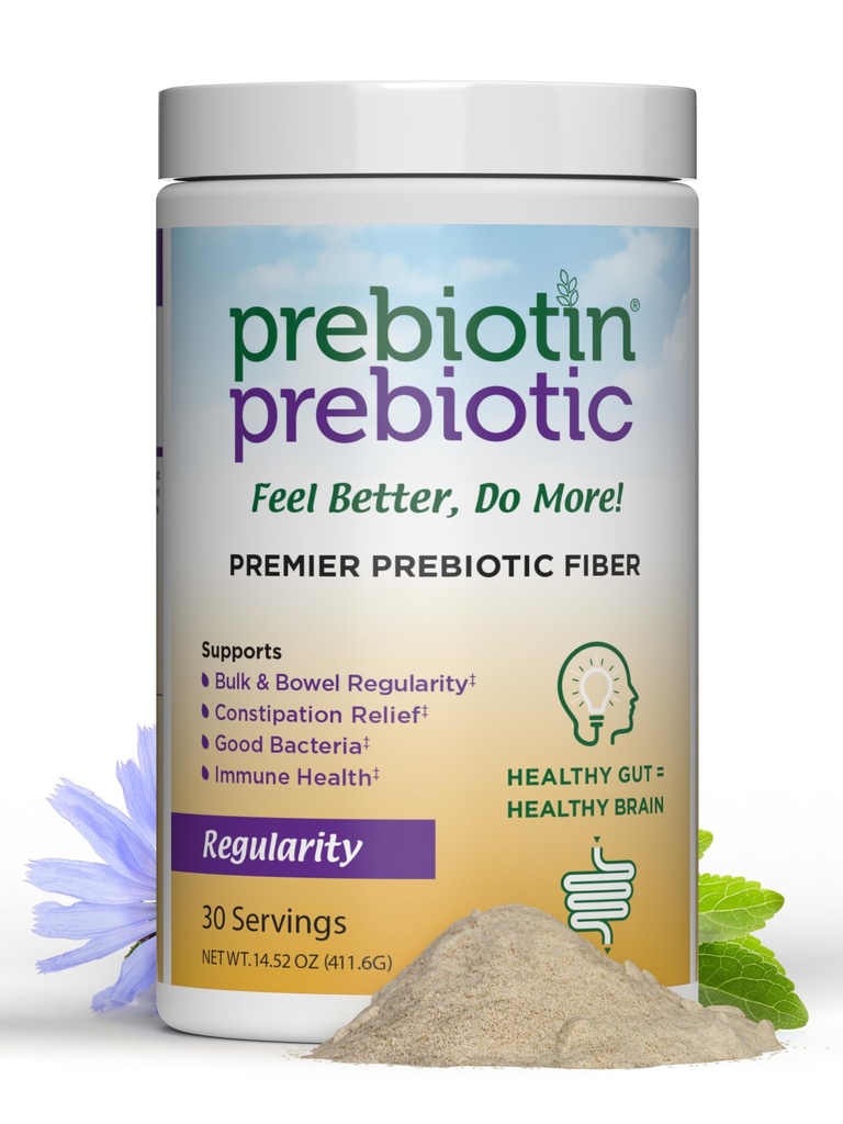 Prebiotin Prebiyotik Regularity – 14.52 oz – 30 Hizmet – Destekler Digestive Health & Bowel Regularity - Balances Gut Microbiome, Boosts Your Probiyotiks & Supports Soft Stool