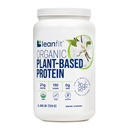 LeanFit Organik Bitki Tabanlı Protein Toz, Doğal Vanilla Flavor - Vegan, USDA Organik sertifikalı, Soy-Free, Gluten-Free, Dairy-Free, Sugar-Free, Non-GMO - 21g Protein, 19 Hizmet, 1.58 Pound Tuba