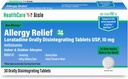 SağlıkCareAisle Anti Allergy Relief - Loratadine 10 mg Orally Disintegrating Tabletleri USP - 30 Tablet - Orijinal Reçeteli Güçlü Alerji İlaçları, 24 Saat Yardımı