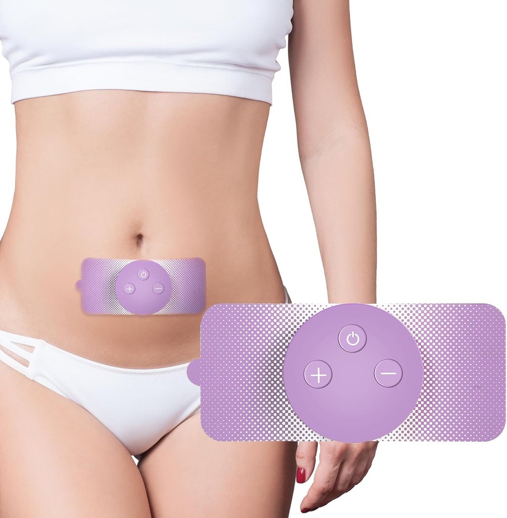 JUSTWILL Kablosuz Portatif Dönem Cramps Pain Relief Simulator 3 Modes 30 Intensity Device TENS Unit for Menstrual Cramp Relief Home Medical Device,Gift for Women Wife Girl Girl Girl Girl Girl Girl