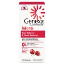 Genxa Infants' Clean Acetaminophen | Pediatrik Tercih Edilen Malzemeler | Bebekler için Ağrı Reliever & Ateşi| Dye Free, 0% Yapay Katkılar | Organik Cherry Flavor, 2 fl ozzz