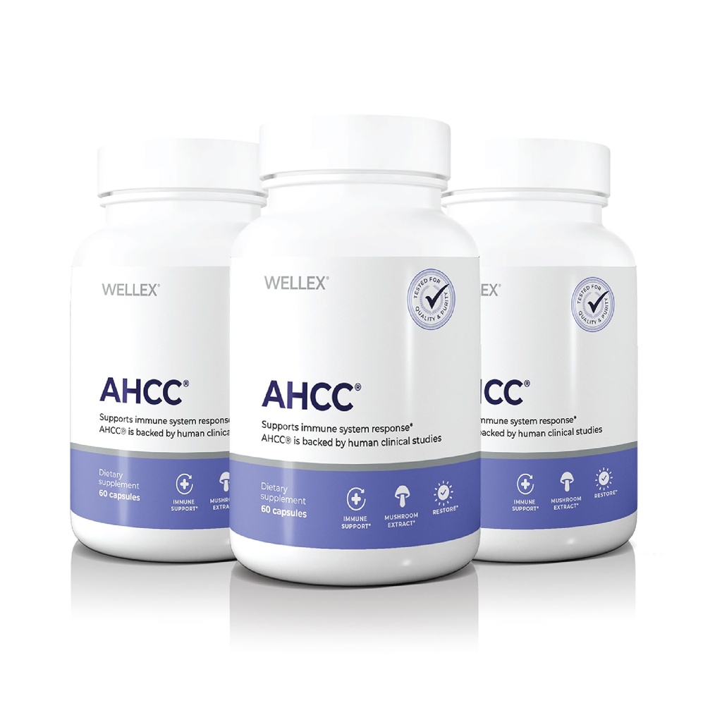 AHCC Supplement - maksimum Güçlü - Doğal Immune Support Ekstraksiyon - Doğal Katil Hücre Aktivitesi - 20+ İnsan Araştırması - 60 Veggie Capsules (1 Pack)