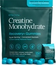 Sugar-Free Kretine Monohidrat Gummies (5g Per Packet) - Erkekler ve Kadınlar için Kanton Gummies, Muscle Support, Cognitive Function - Non-GMO, Gluten-Free, Mucuna Pruriens