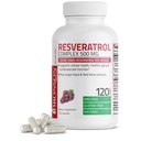 Bronson Resveratrol 500 Kompleks Trans-Resveratrol + Grape Tohum & Red Wine Extract, 120 Capsules